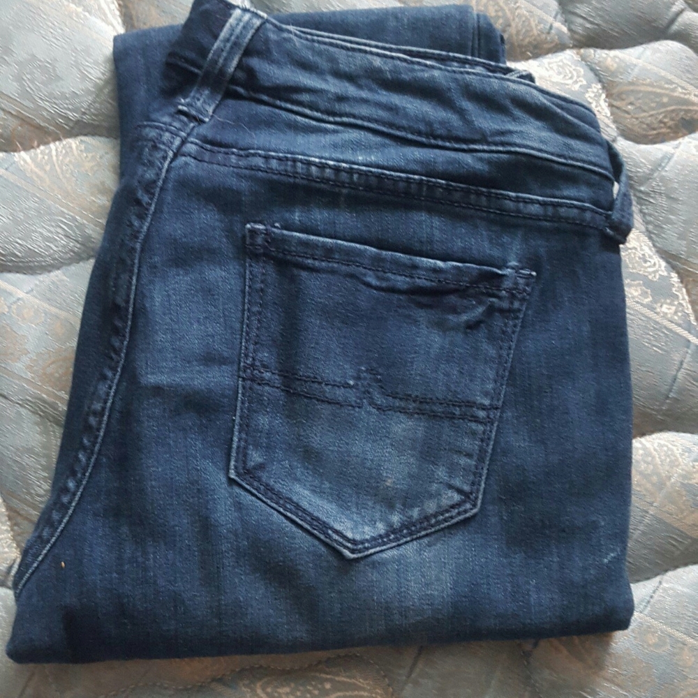Navy blue faded jeggings JCPENNEY skinny jeans